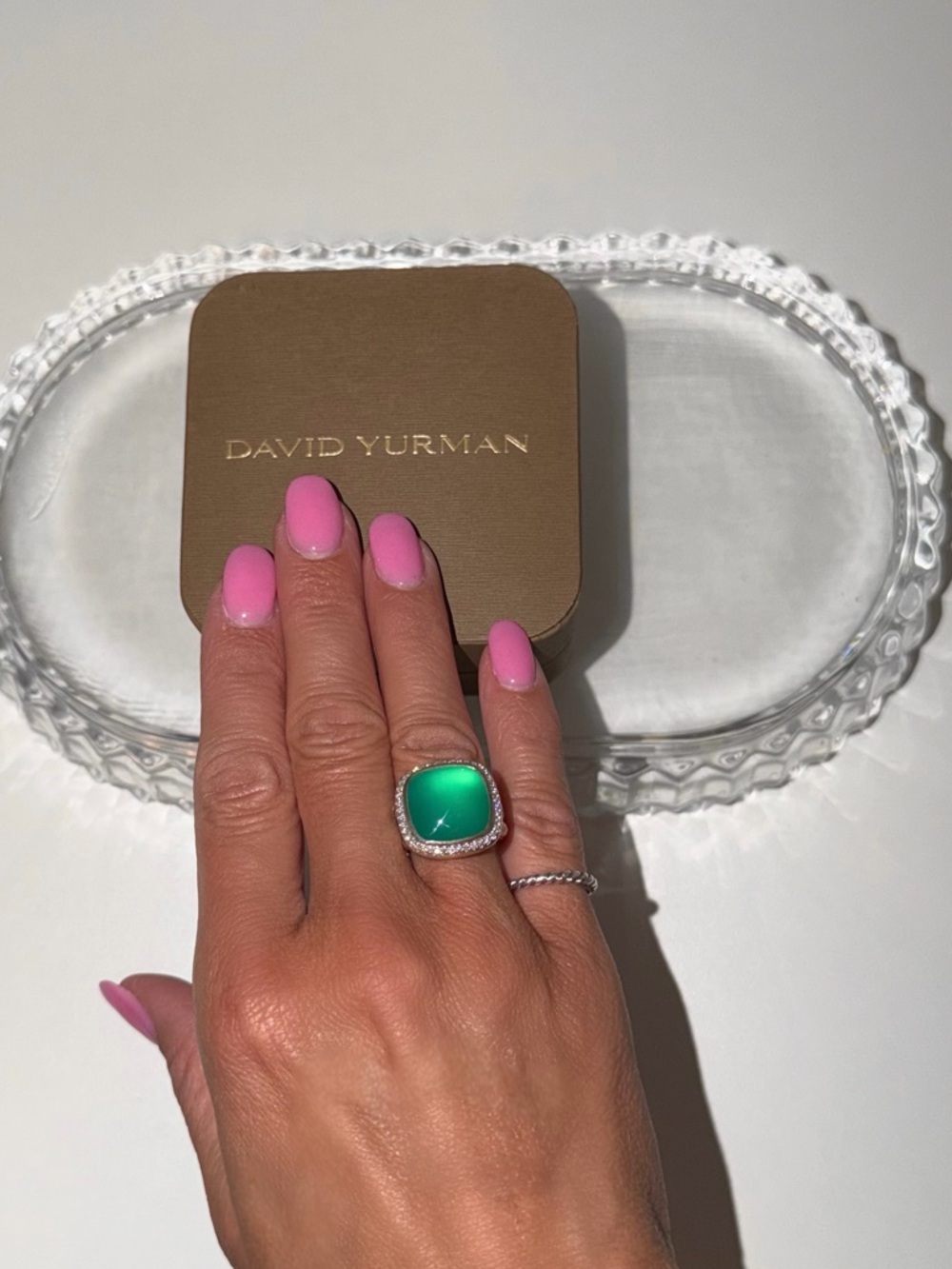 DAVID YURMAN ALBION® RING Lagoon Orchid and Diamonds, 15mm - Picture 3 of 9